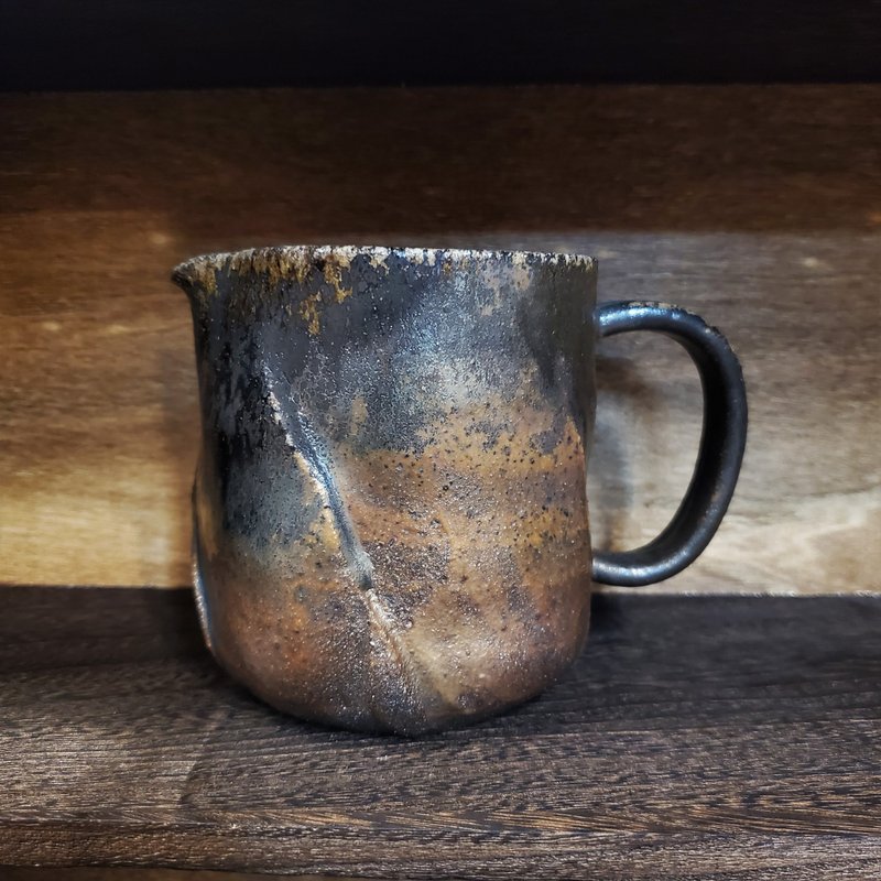 柴烧陶 / 奶壶 / 把手茶海 / 公道杯 / 匀杯 - 茶具/茶杯 - 陶 黑色