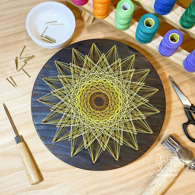 Stringart 艺术作品 - 摆饰 - 其他材质 多色