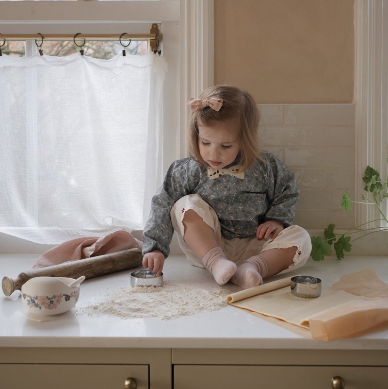 长袖围兜 Free Bird 小鸟飞飞 防水围兜 0-6岁男女适用 - 围嘴/口水巾 - 防水材质 蓝色