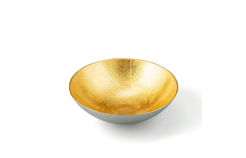 金箔圆满酱碟 - XL - 浅碟/小碟子 - 贵金属 金色