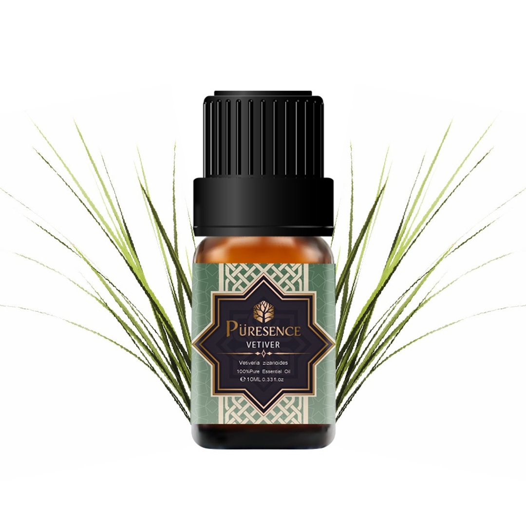 朴香氛PÜRESENCE岩兰草精油(Vetiver)10ml - 香薰/精油/线香 - 精油 绿色