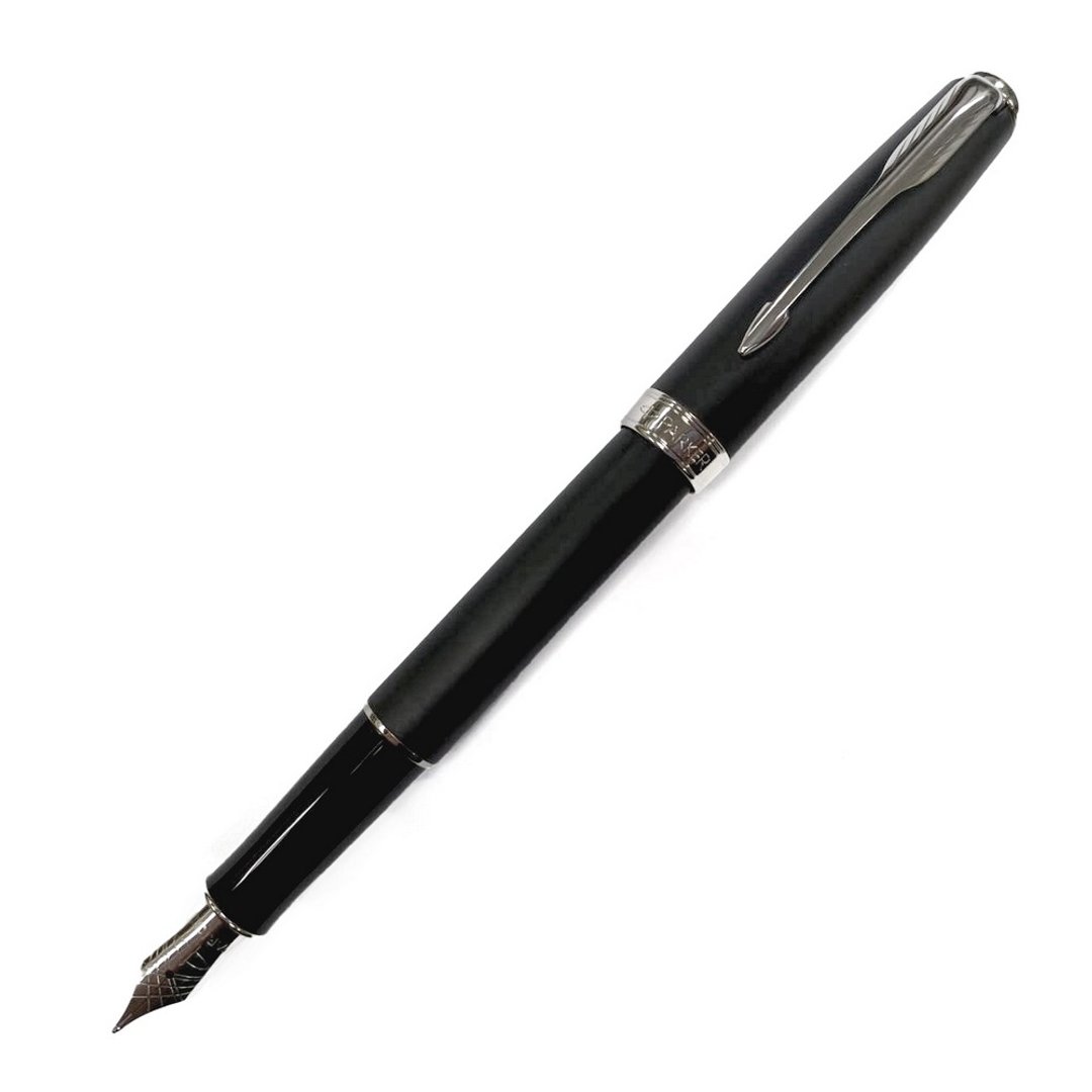 PARKER 商籁系列 黯黑白夹 钢笔 - 钢笔 - 其他金属 黑色