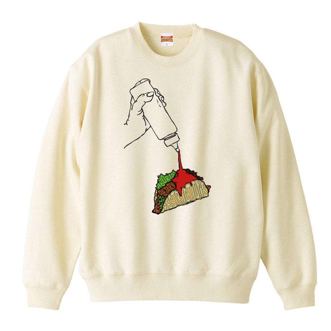 Sweatshirts / It aborts dietary restrictions - 男装上衣/T 恤 - 棉 卡其色