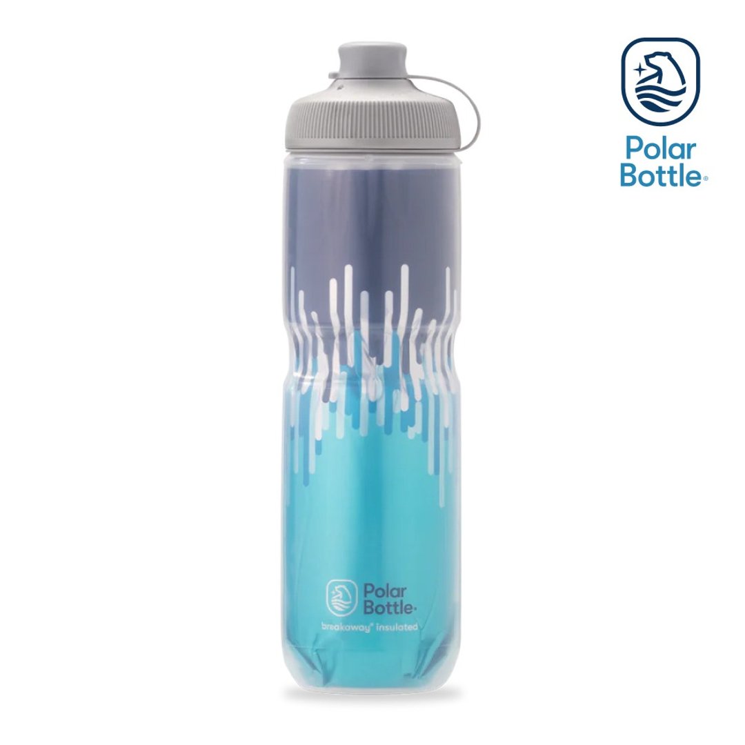 Polar Bottle 24oz MUCK 双层保冷喷射水壶 ZIPPER 水蓝 - 运动配件 - 塑料 蓝色