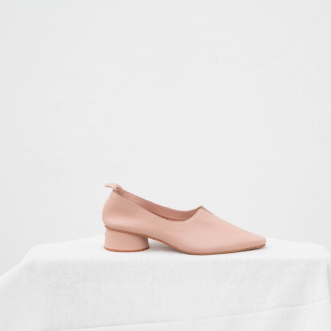 0.3 THE ARCH HEEL / BLUSH - 女款休闲鞋 - 真皮 粉红色
