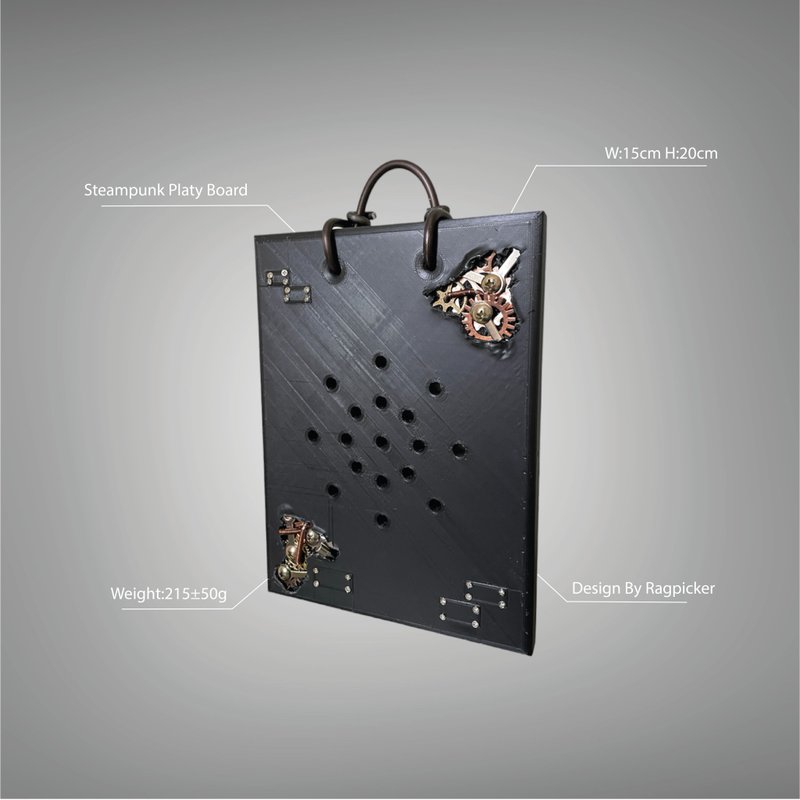 蒸气庞克 鹿角蕨板 - 植栽/盆栽 - 塑料 黑色