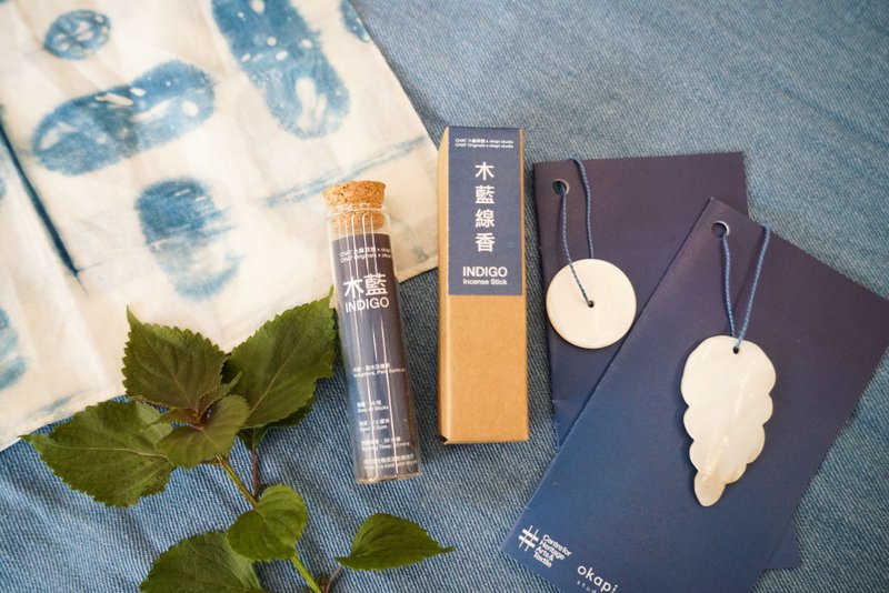 CHAT六厂原创 x okapi studio木蓝线香 - 香薰/精油/线香 - 其他材质 蓝色