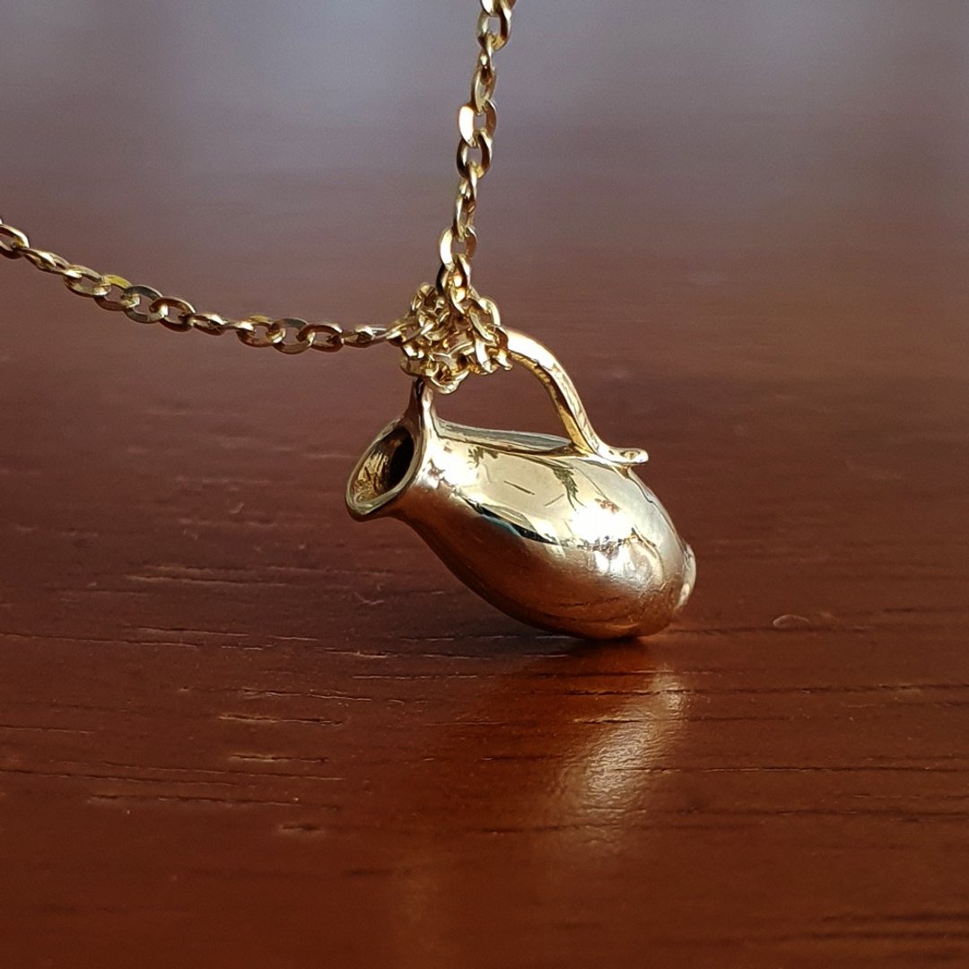 水瓶与花器项链 14k - 项链 - 其他金属 多色