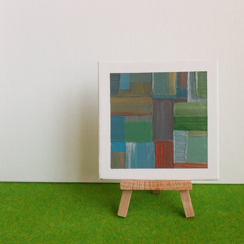 【画话‧河童画】迷你压克力 编号NO.1 - 画框/相框 - 颜料 多色