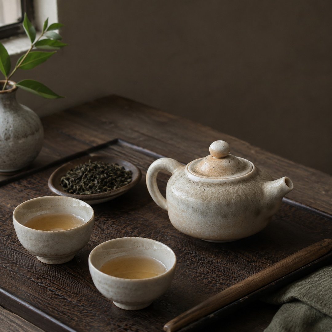 柴烧瓷土重落灰正把茶壶  / 小平凡手作 - 茶具/茶杯 - 陶 