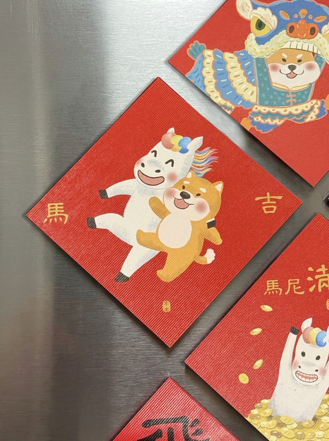 马年限量磁铁 冰箱贴 - 冰箱贴/磁贴 - 其他材质 红色