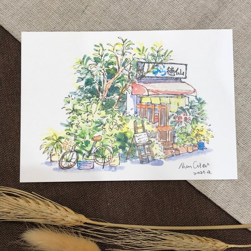 日式小店/明信片 - 卡片/明信片 - 纸 