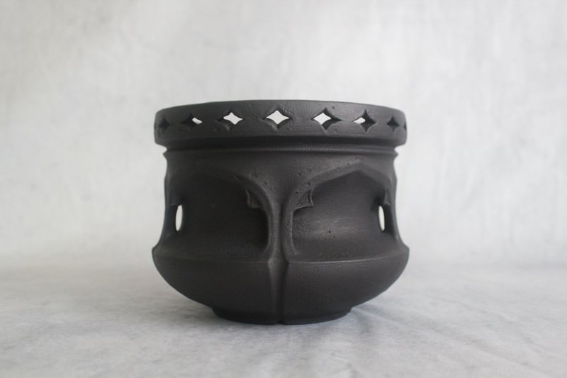 Basilica III 圣殿系列盆器 L - 花瓶/陶器 - 水泥 