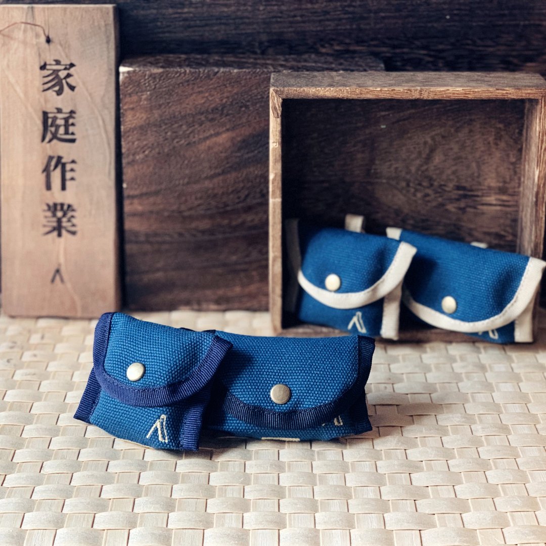 帆布AirPods / AirPods Pro 套 (海蓝色) - 其他 - 棉．麻 