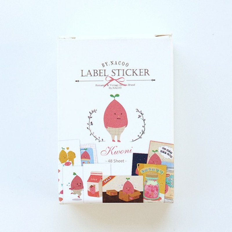 Wanggooma 标签贴纸包 - 贴纸 - 纸 