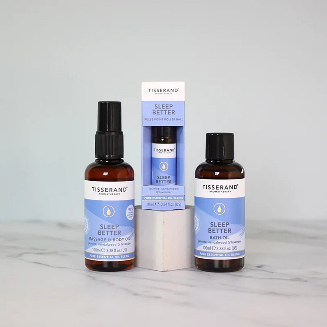 【舒眠仪式】晚安按摩精油+晚安随身精油+晚安沐浴精油100ml - 旅行套装 - 精油 