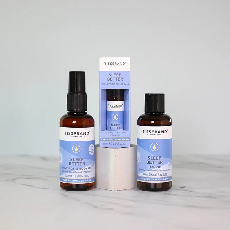 【舒眠仪式】晚安按摩精油+晚安随身精油+晚安沐浴精油100ml - 旅行套装 - 精油 