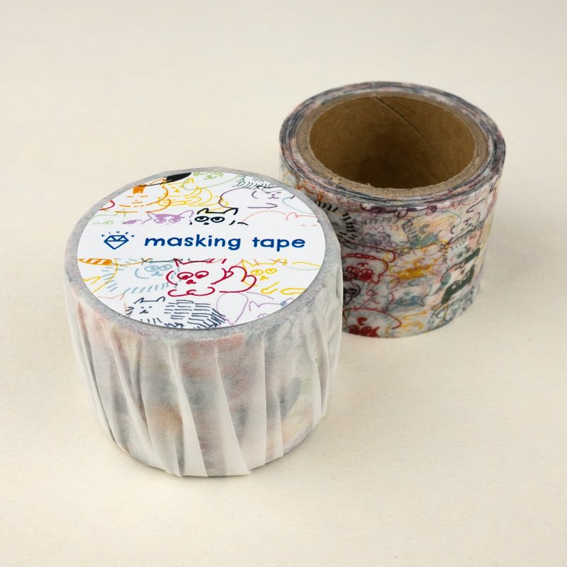 和纸胶带 Koubako 30mm - 纸胶带 - 纸 多色