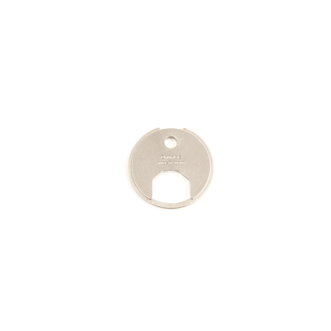 BRASS CIRCLE KEYRING 13324 SV - 钥匙链/钥匙包 - 其他金属 银色
