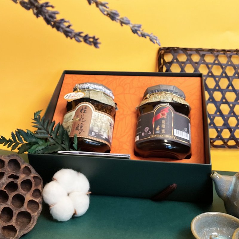 【甜蜜蜜】Forever Sweet Gift Set (桂花酿480g + 龙眼蜜480g) - 果酱/抹酱 - 玻璃 