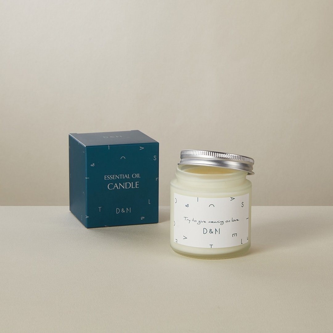 【原境 | 多款香味】D&M 静心舒缓精油香氛蜡烛100g (融蜡灯专用) - 蜡烛/烛台 - 蜡 白色
