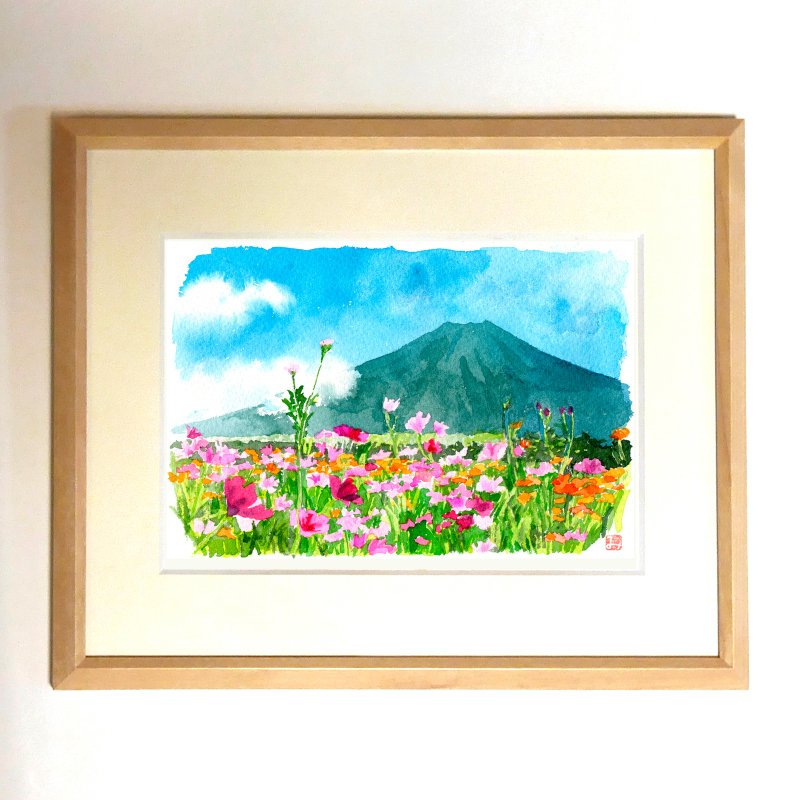 | Fugaku Kakage | watercolor/reproduction/framed item - 海报/装饰画/版画 - 纸 