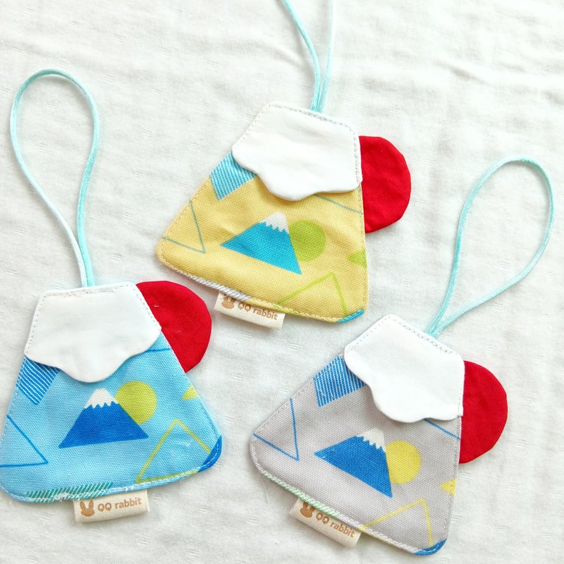 几何富士山-3色。微厚手感姓名吊牌 名牌 吊饰。定制中英文名字 - 其他 - 棉．麻 多色