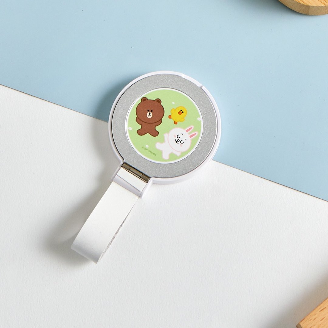 LINE FRIENDS经典-迎风起舞15W磁吸支架无线充电器 - 手机配件 - 塑料 多色