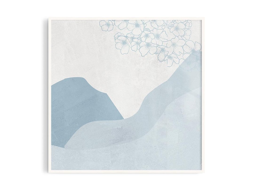 古风日和5_4丨插画/挂画/海报/台湾制原木画框/A4/尺寸可客 - 海报/装饰画/版画 - 纸 灰色