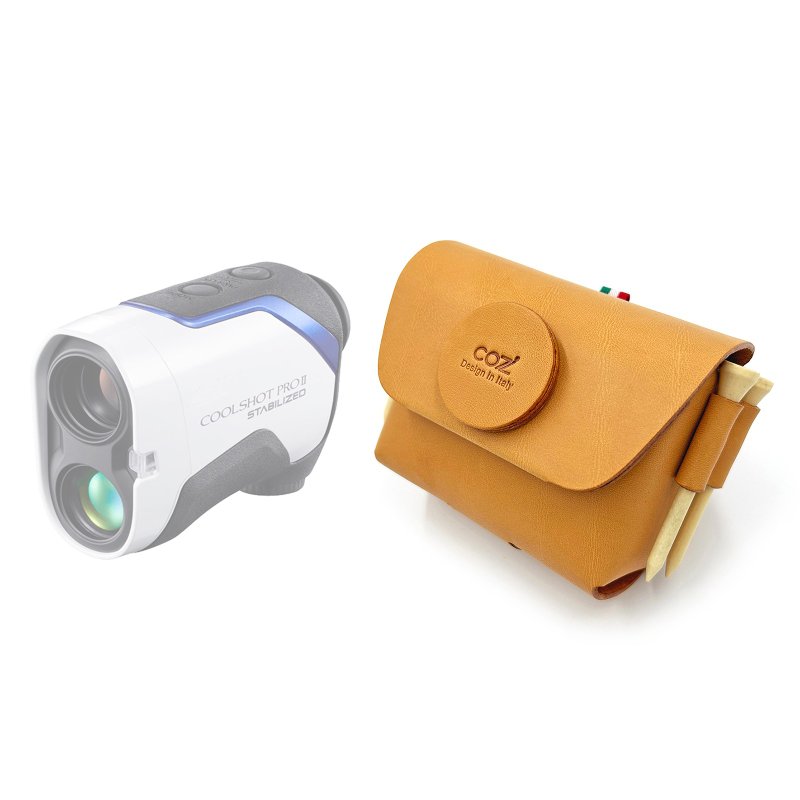 COZI-意大利植鞣革高尔夫测距仪保护套-Bushnell Garmin Nikon - 运动配件 - 真皮 咖啡色