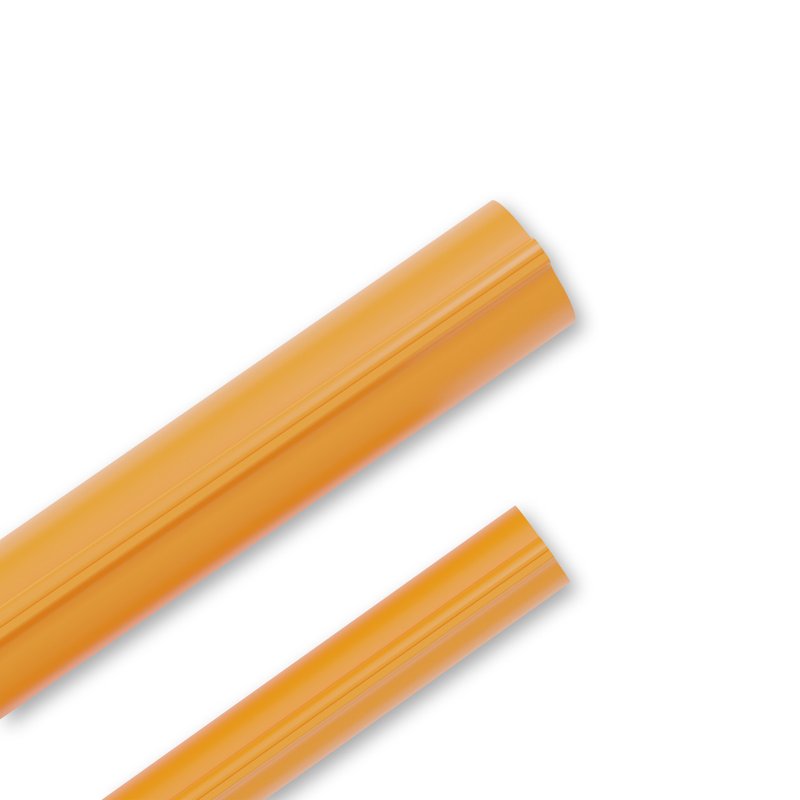 【吸吸管】-Hermes Orange- - 环保吸管 - 塑料 橘色
