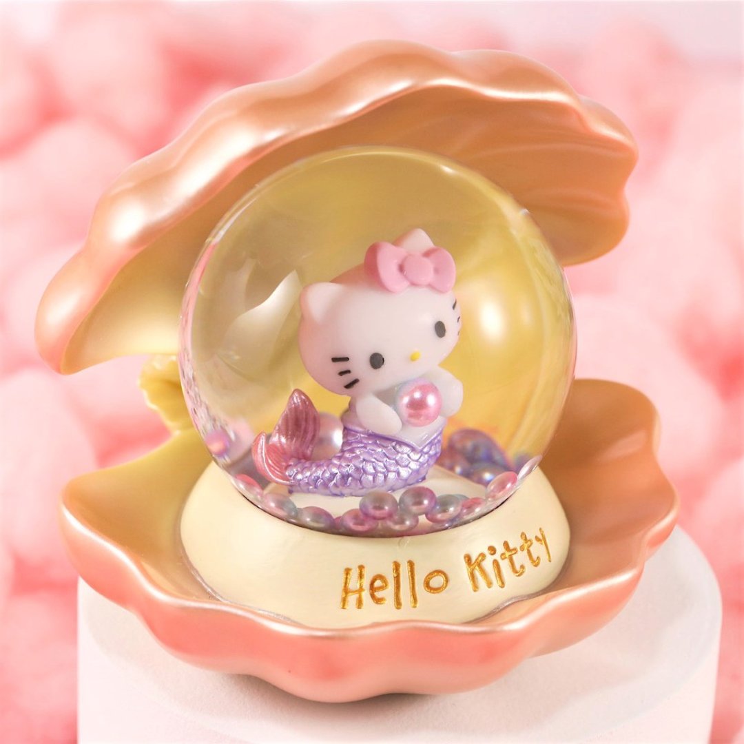 Hello Kitty 凯蒂猫美人鱼 水晶球 - 摆饰 - 玻璃 