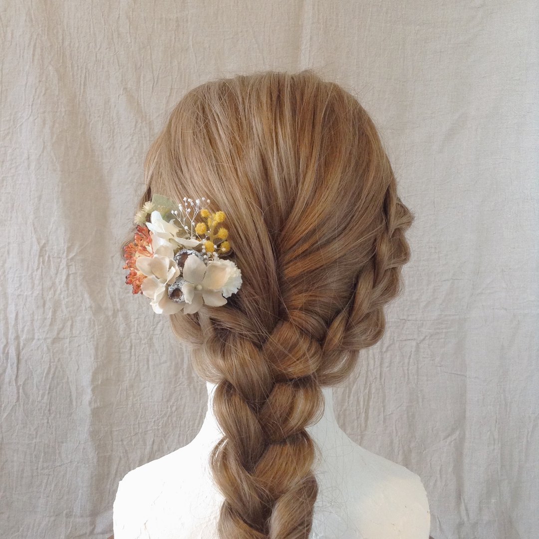 Petit Bouquet Headdress · Mimosa × Berry - 发饰 - 植物．花 多色