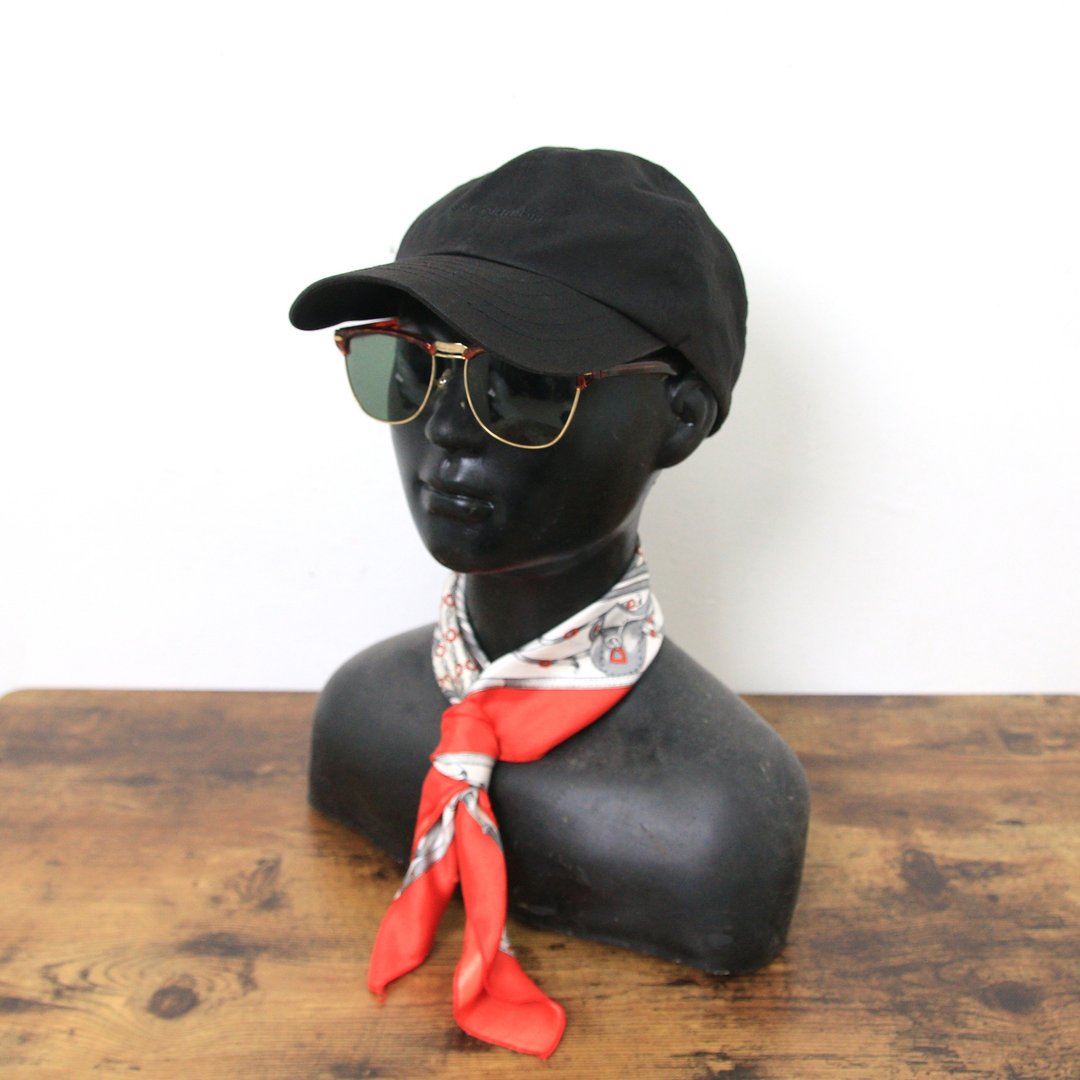 Back to Green:: 经典品牌帽款 Columbia 黑刺绣 vintage cap - 帽子 - 棉 
