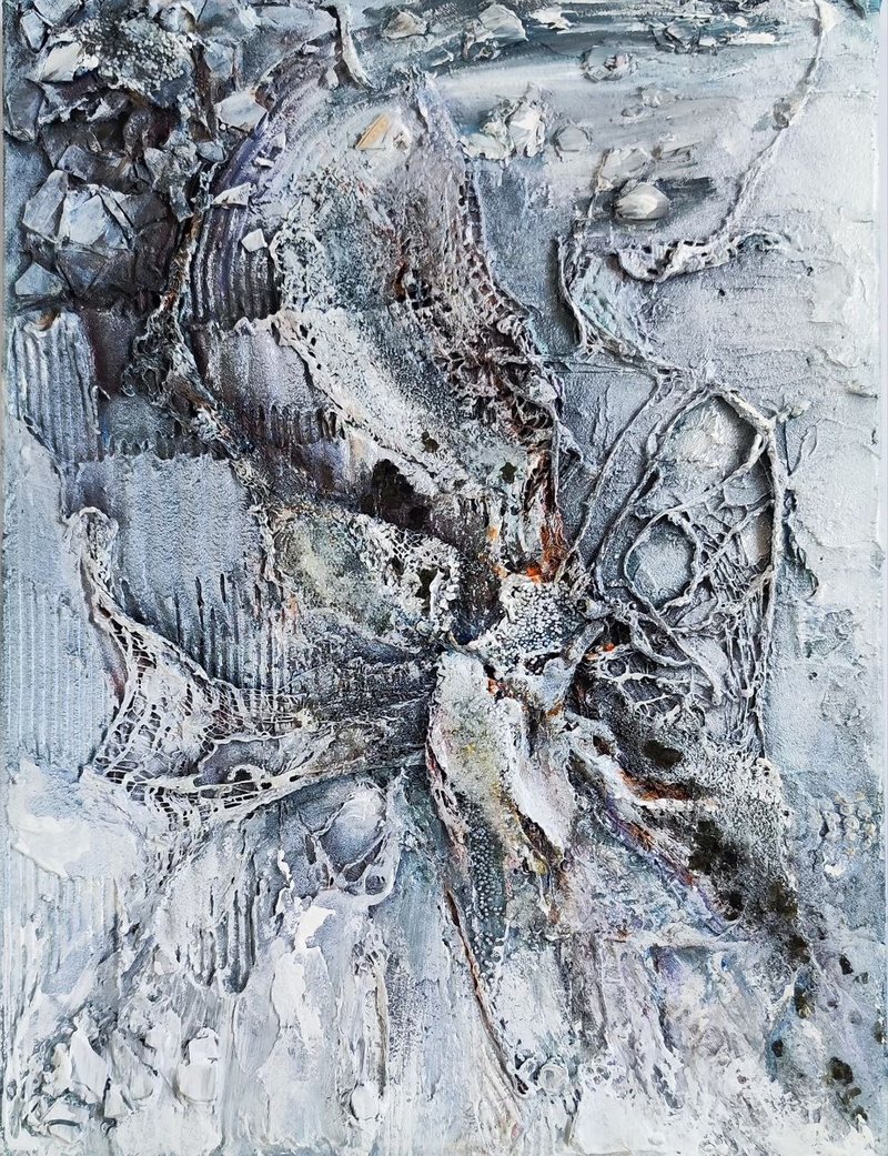 抽象绘画 幻想 原创艺术 象征主义 艺术品 室内墙面艺术 - 海报/装饰画/版画 - 其他材质 灰色