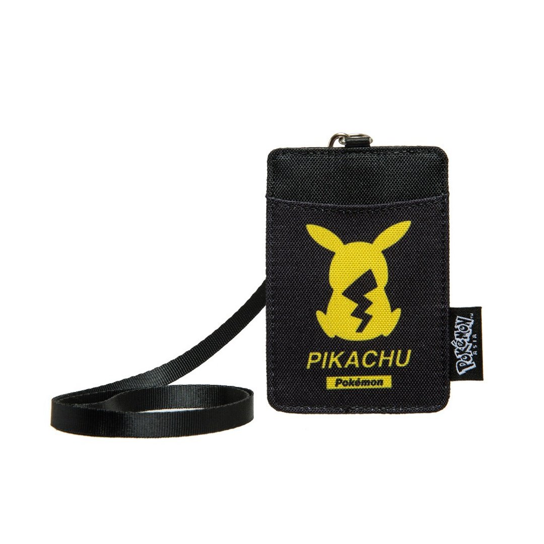 【OUTDOOR】Pokemon联名款潮黑皮卡丘卡片证件套-黑 ODGO20B15BK - 零钱包 - 聚酯纤维 