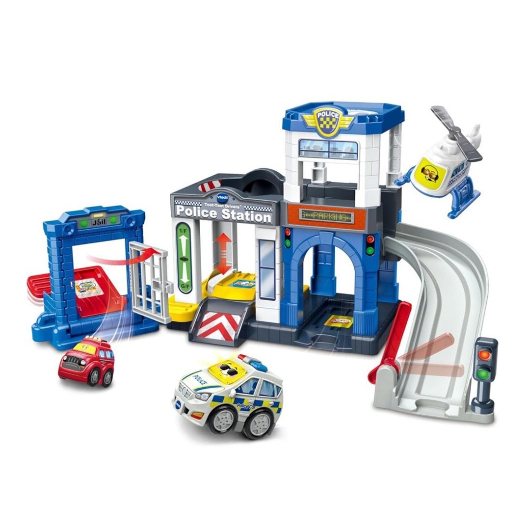 Vtech　声光城市嘟嘟车-城市警察局轨道组 - 玩具/玩偶 - 塑料 