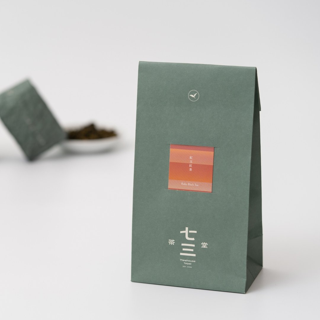 七三茶堂 精品原叶丨红玉红茶 100g–生活袋 - 茶 - 纸 绿色