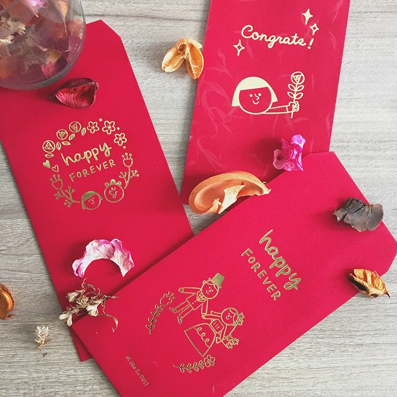 FIFI祝福红包袋－组合包－共6入三款 - 红包/春联 - 纸 红色