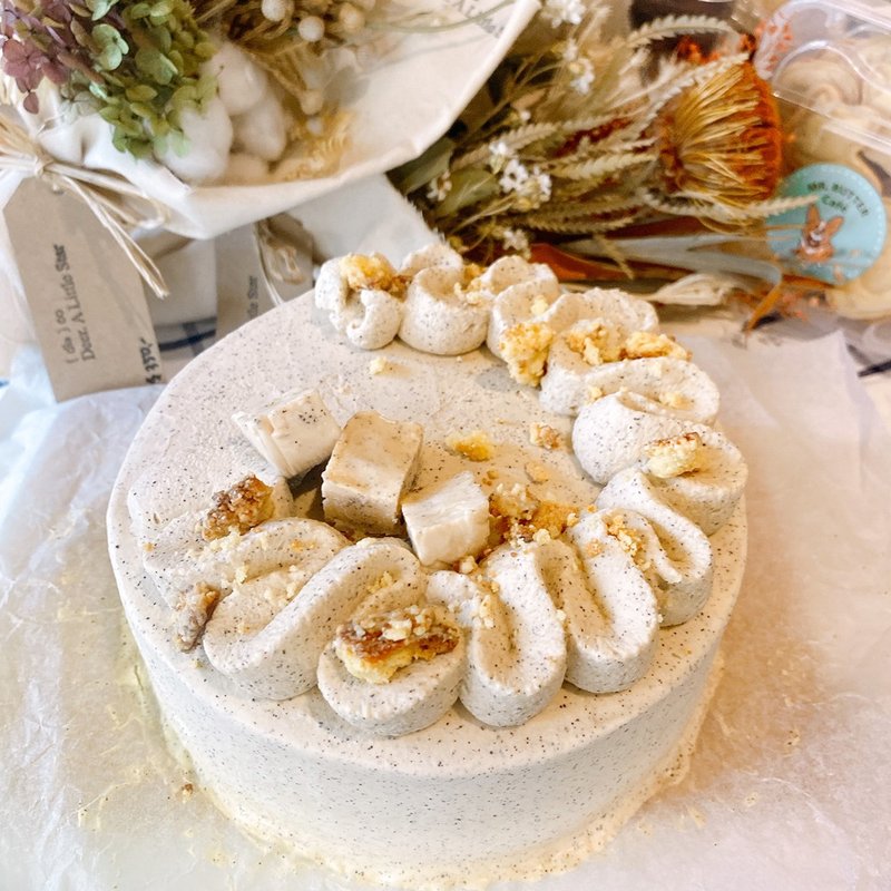 奶酥伯爵白巧香缇6寸/可代写卡片 - 蛋糕/甜点 - 新鲜食材 