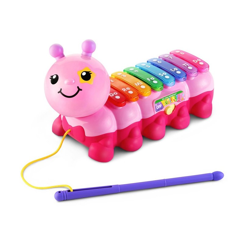 Vtech　2合1动感敲敲毛毛虫-粉 - 玩具/玩偶 - 塑料 