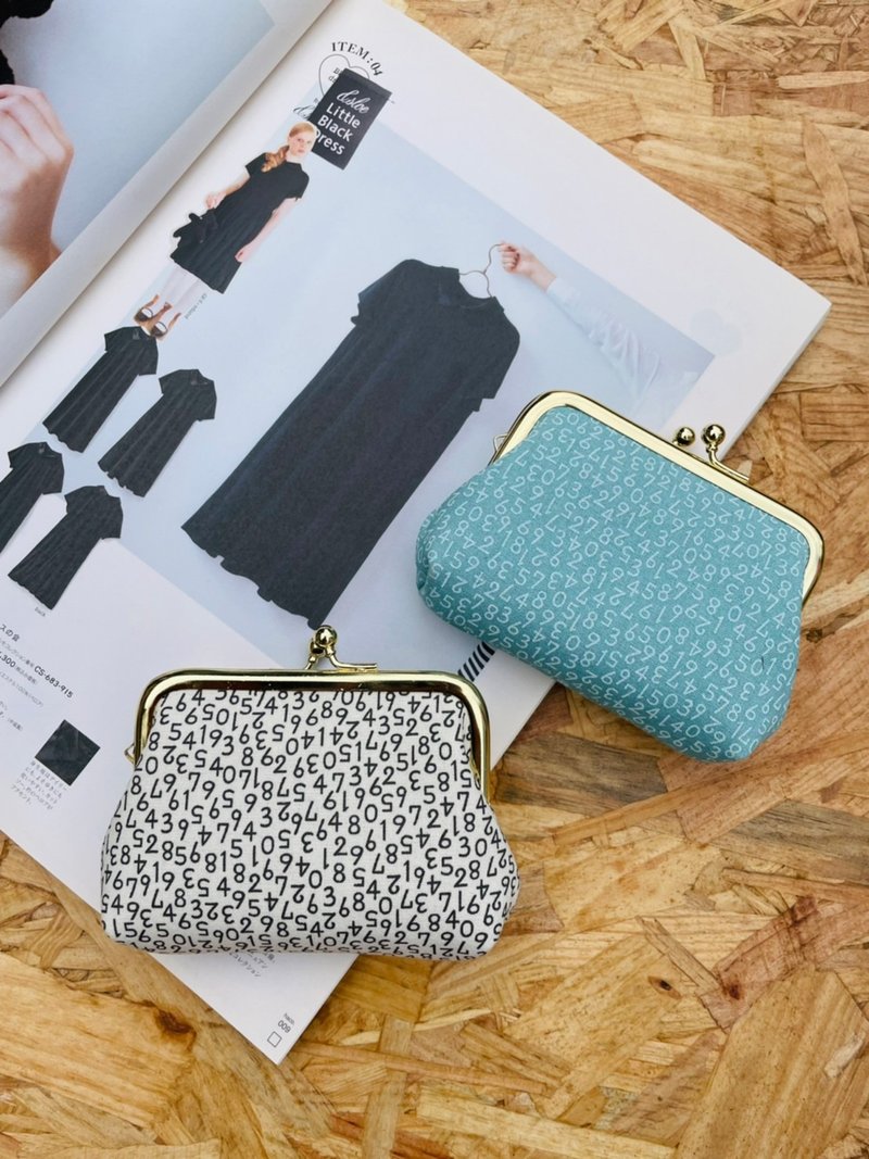 口金包/零钱包/耳机收纳/礼物/台湾制造(两色可选)【1234567】 - 零钱包 - 棉．麻 