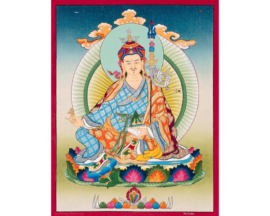 莲花生大士 狮吼尊者 | 佛教工艺品 - 墙贴/壁贴 - 其他材质 多色