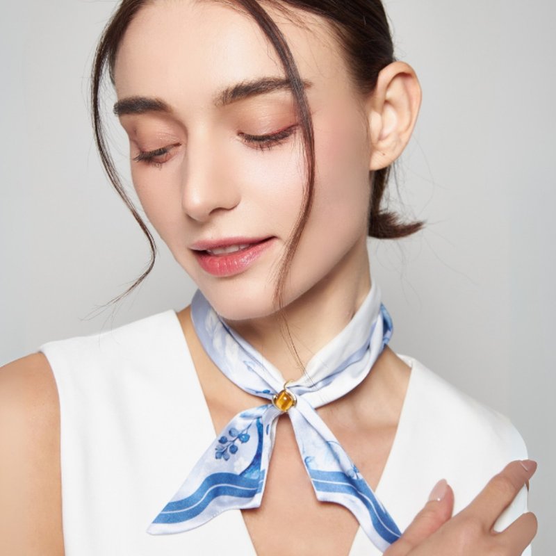 丝质围巾、丝质发带 - 丝巾 - 其他材质 多色