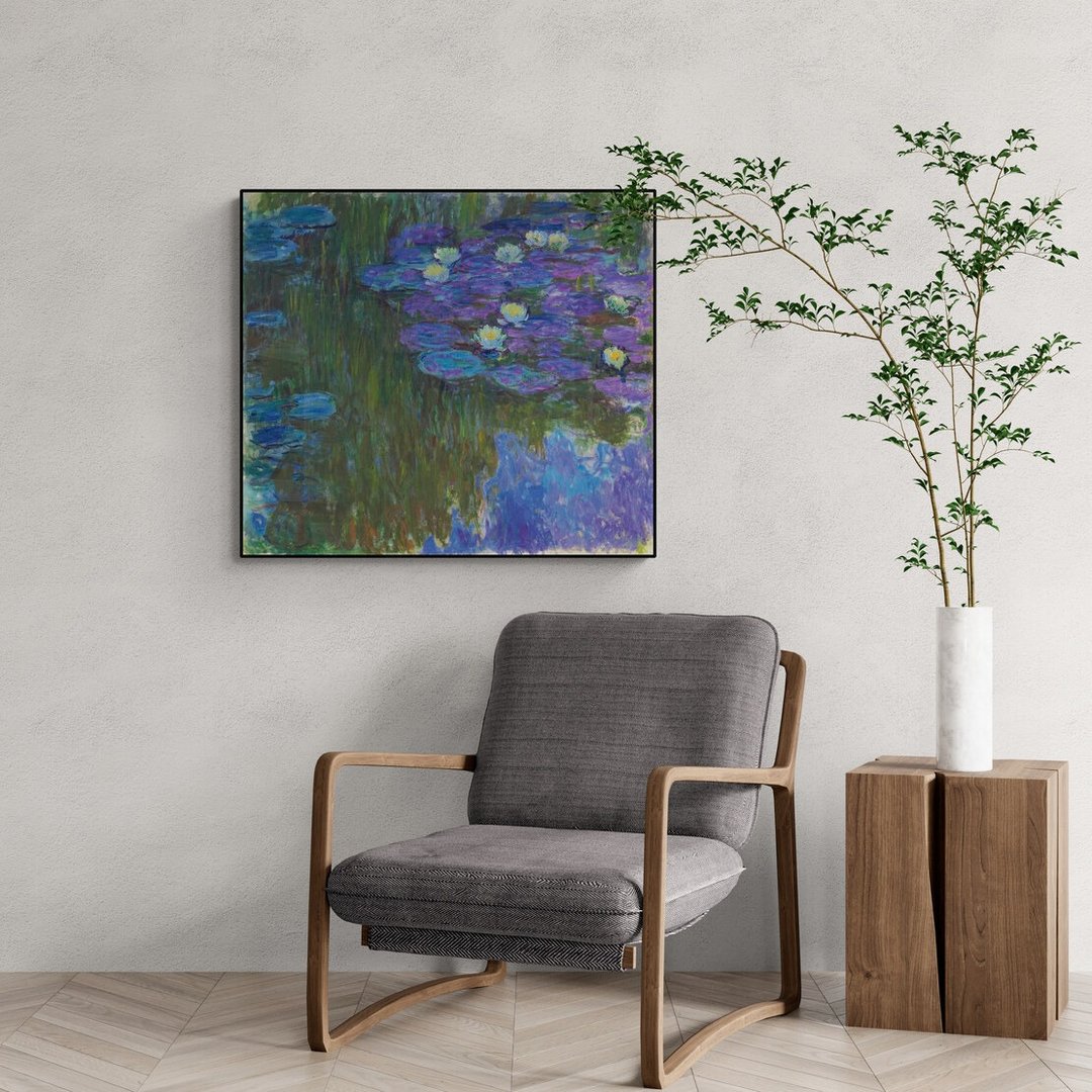 【印象派挂画】莫内 Monet: 睡莲 Nympheas en fleur - 海报/装饰画/版画 - 纸 