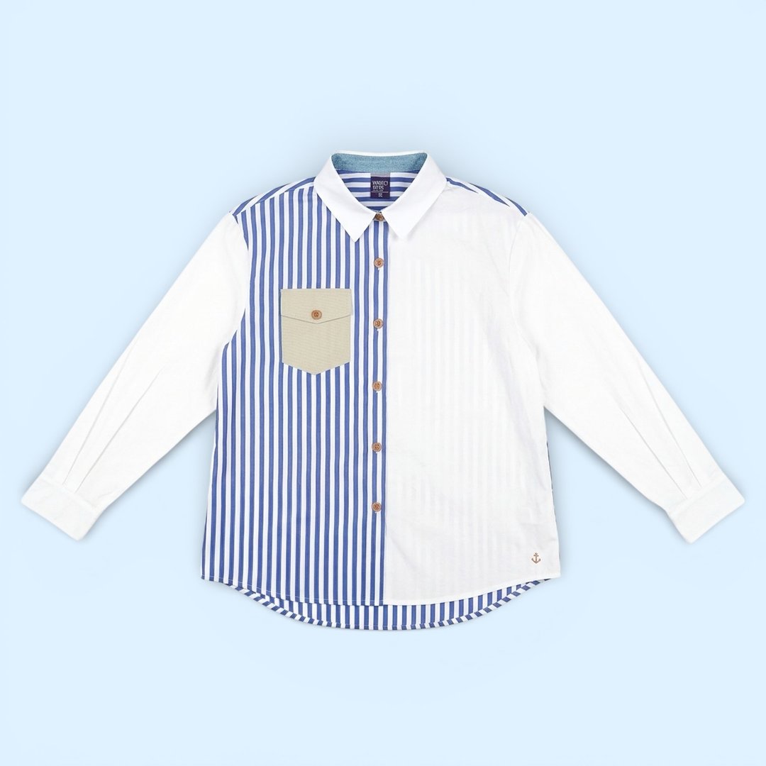 Saint Tropez Shirt | Hooman (Adult/Kids) - 女装衬衫 - 棉 白色
