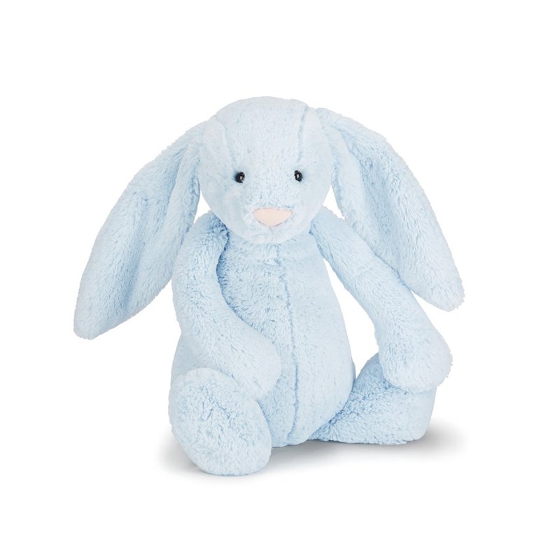 Bashful Blue Bunny 宝贝蓝兔 51cm - 玩偶/公仔 - 聚酯纤维 蓝色