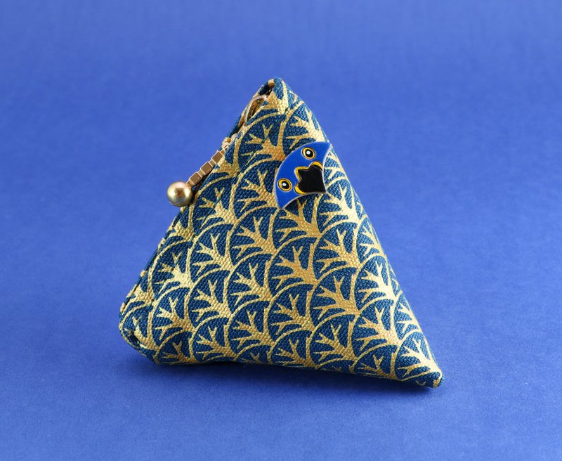 在森林里的鹦鹉 ∣ 紫蓝金刚 Macaw · 山角零物包 - 皮夹/钱包 - 其他材质 蓝色