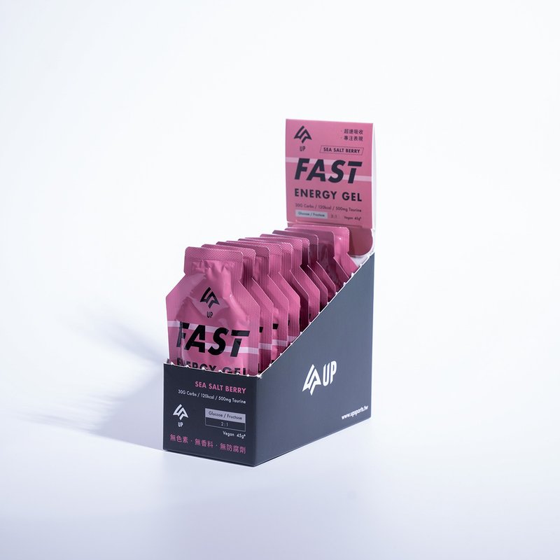 【UP】 FAST 能量果胶-海盐莓果风味 10入 - 其他 - 新鲜食材 红色