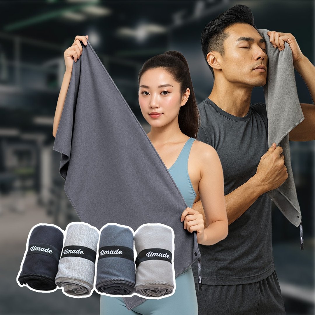 万用快干巾/运动毛巾/旅行毛巾-SwitchSet 运动快干毛巾4入组 - 运动配件 - 聚酯纤维 灰色